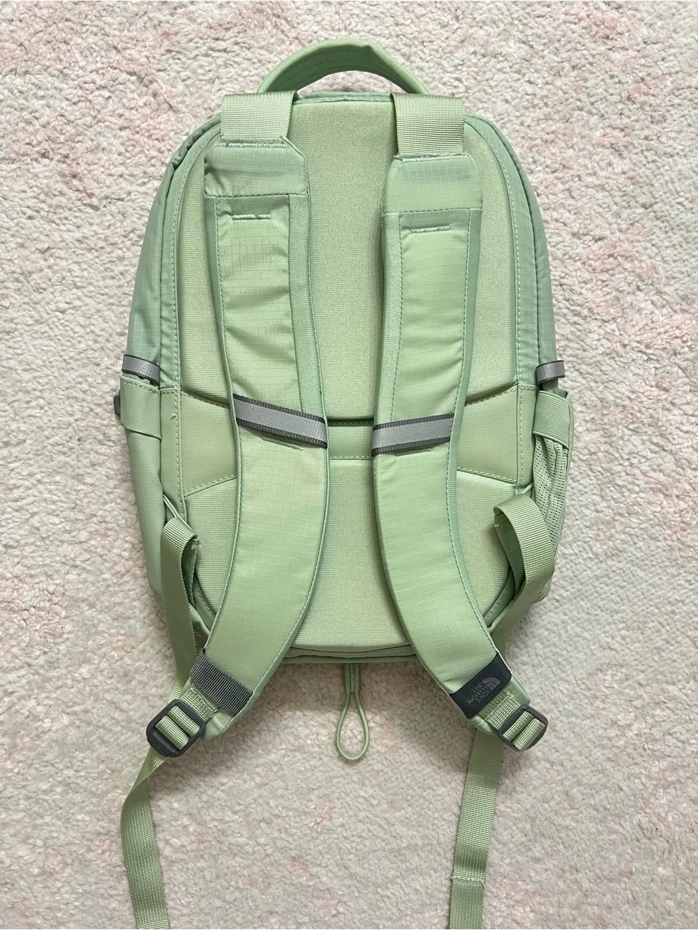 The North Face Borealis Mini Luxe Backpack - Misty Sage + Rose Gold